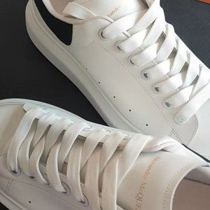 McQueen Little White Shoes Powder Tail Pink Pink